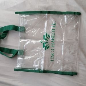 UNCC Clear Tote Bag